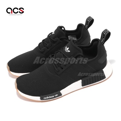 adidas 休閒鞋 NMD R1 男鞋 黑 白 緩震 透氣 襪套式 Boost 膠底 經典 運動鞋 愛迪達 GZ9257