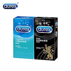 Durex 杜蕾斯 熱愛裝王者型保險套8入+激情裝12入