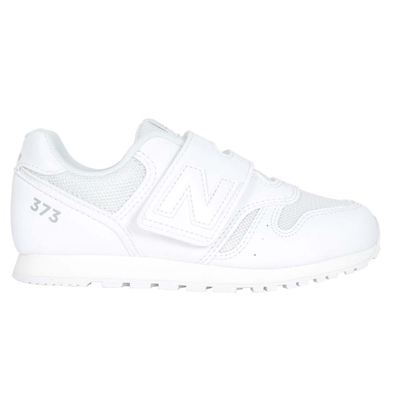 NEWBALANCE 男女中大童復古慢跑鞋-WIDE-373系列 NB YZ373WA2 白