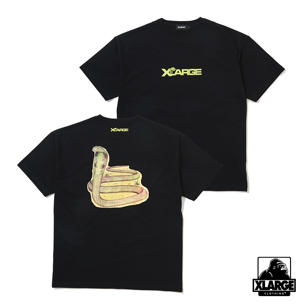 XLARGE S/S TEE REPTILE短袖T恤-黑