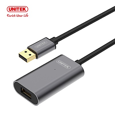 UNITEK USB2.0信號放大延長線(40M)