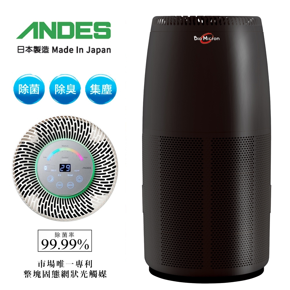 ANDES Bio Micron ~24坪 固態網狀光觸媒空氣清淨機/ 淨化機 BM-S781AT