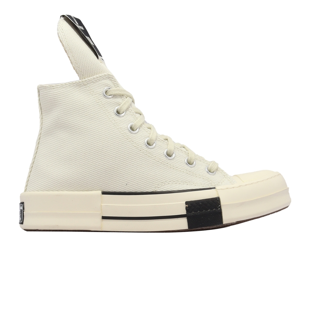 Converse 帆布鞋DRK Star HI 白黑男鞋女鞋高筒加長鞋舌Rick Owens 聯名