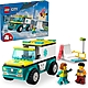 樂高LEGO 城市系列 - LT60403 緊急救護車和單板滑雪者 product thumbnail 1