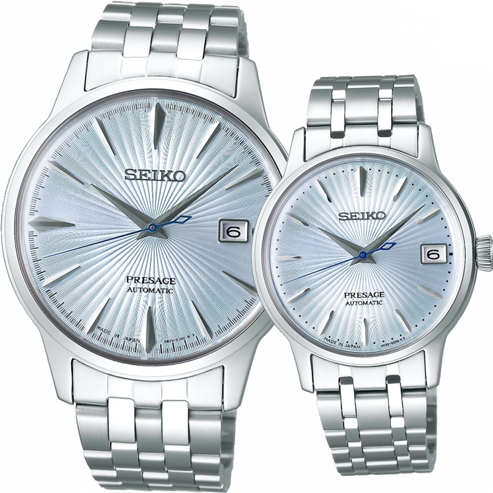 SEIKO Presage 微醺情人機械對錶(SRPE19J1+SRP841J1)