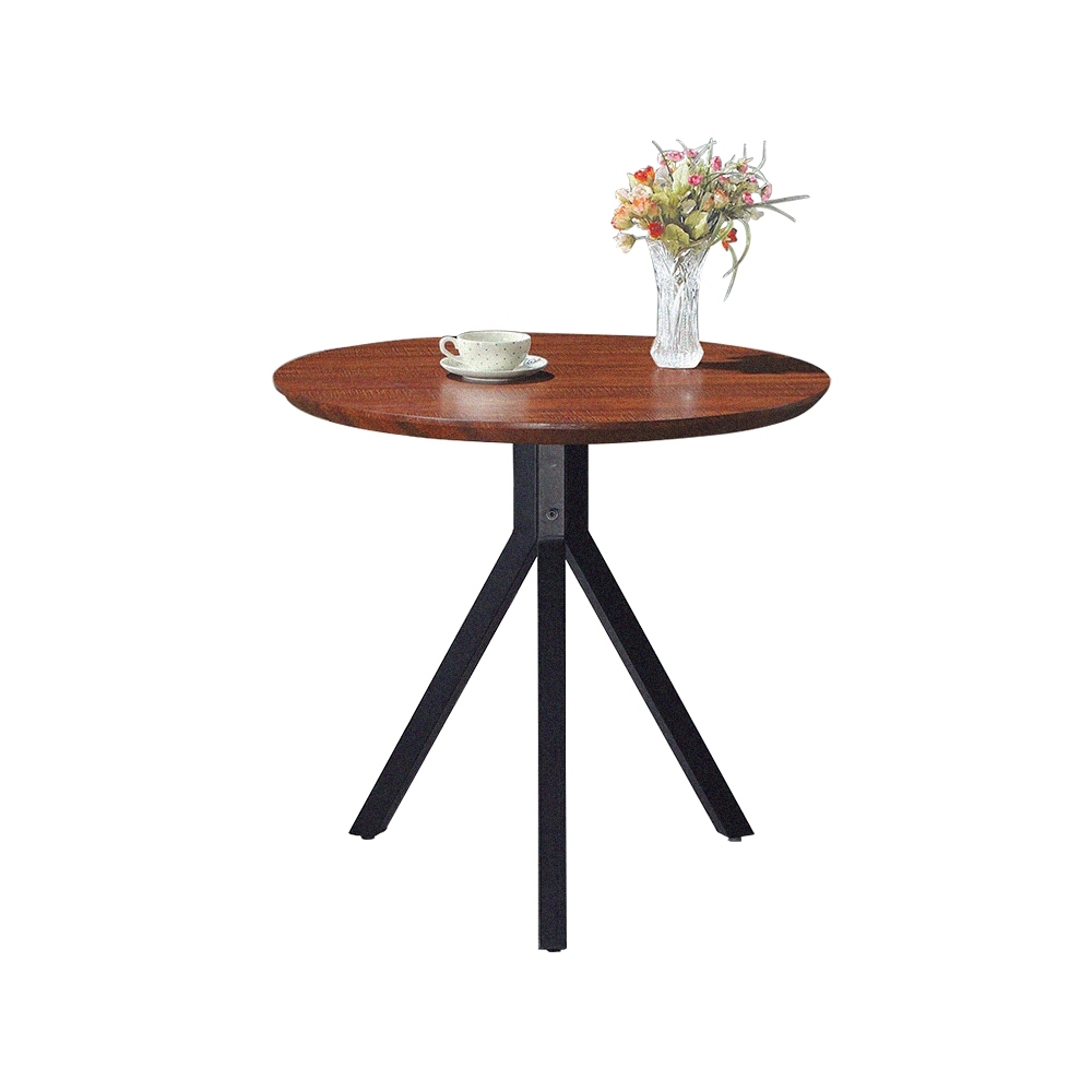 柏蒂家居-艾迪蒂2.7尺造型腳座洽談桌/休閒桌/圓桌-80x80x76cm
