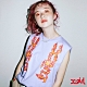 X-girl 1FLARE LOGO TANK TOP無袖上衣-亮紫 product thumbnail 1
