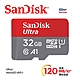 SanDisk 晟碟 (全新升級版) 32GB Ultra microSDHC UHS-I A1 記憶卡 (120MB/s 原廠10年保固) product thumbnail 2