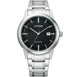 CITIZEN 星辰 光動能簡約大三針手錶 送禮首選-40mm AW1231-66E