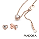 【Pandora官方直營】璀璨之心套組-耳環+項鏈 product thumbnail 1