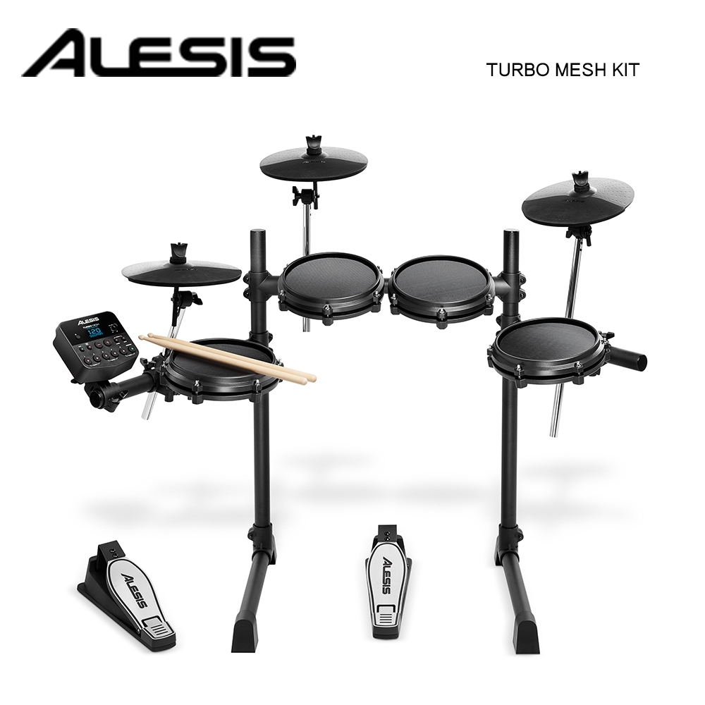 Alesis Turbo Mesh Kit 網狀鼓面電子鼓組 打擊樂器 Yahoo奇摩購物中心