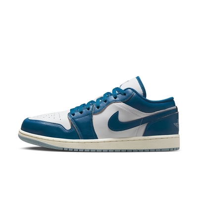 【NIKE】AIR JORDAN 1 LOW SE 休閒鞋 運動鞋 AJ 喬丹 藍白 男鞋-FN5214141