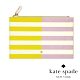 KATE SPADE 條紋撞色萬用收納化妝包 Two-tone Stripes product thumbnail 1