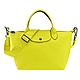 LONGCHAMP LE PLIAGE XTRA系列牛皮手提/斜背兩用水餃包(小/檸檬黃) product thumbnail 1