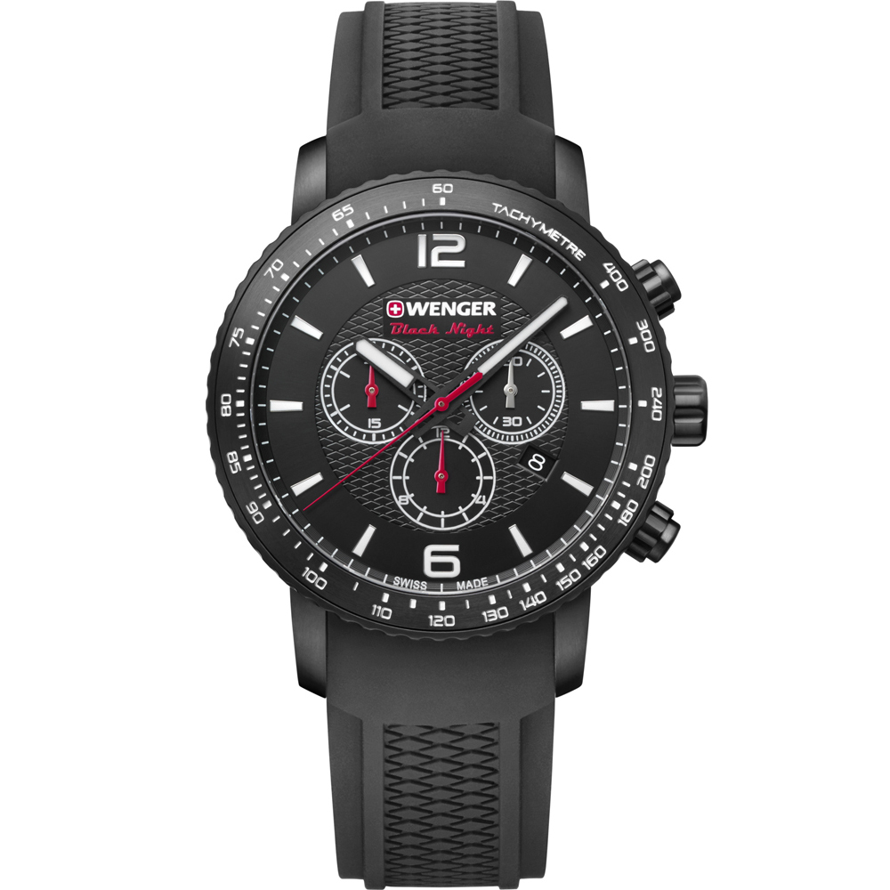 WENGER Roadster 黑暗騎士計時腕錶(01.1843.102)44mm