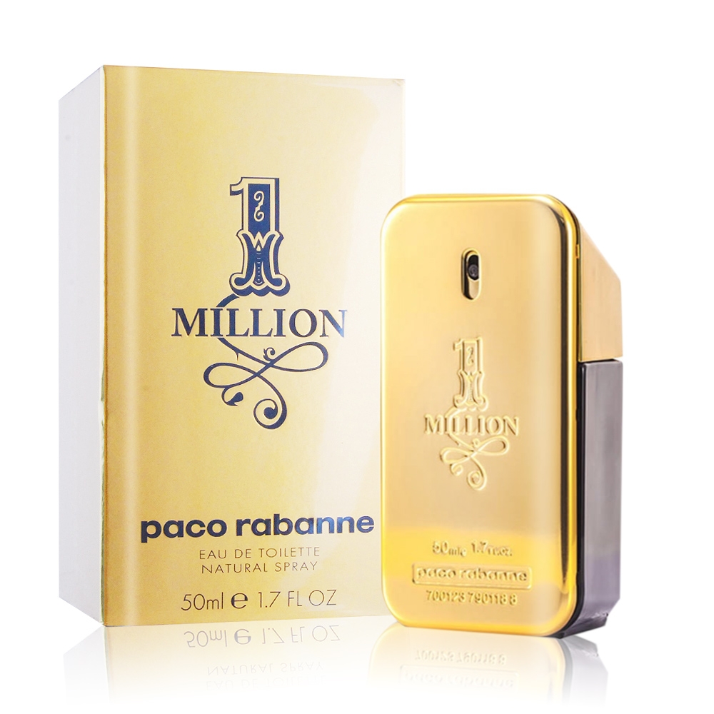 (即期品)Paco Rabanne 百萬男性淡香水50ml-期效202205