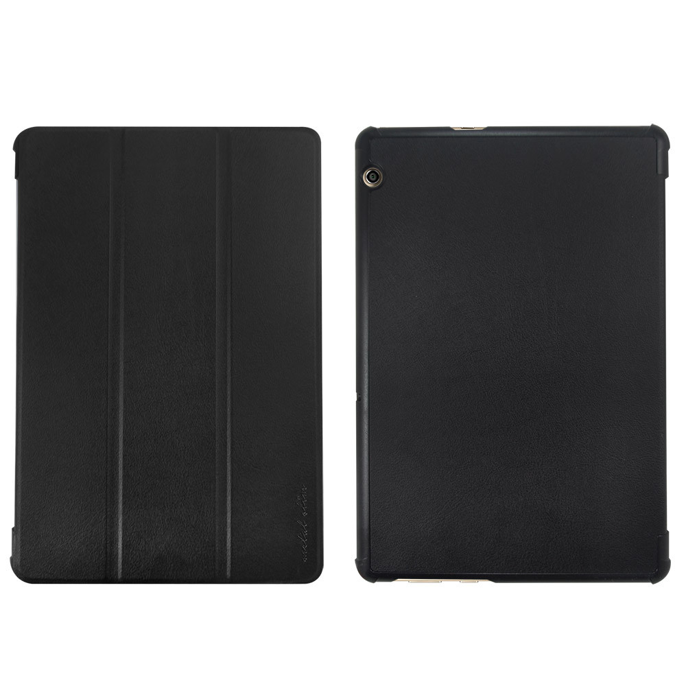 Metal-Slim Huawei MediaPad T5 10 仿小牛三折站立皮套