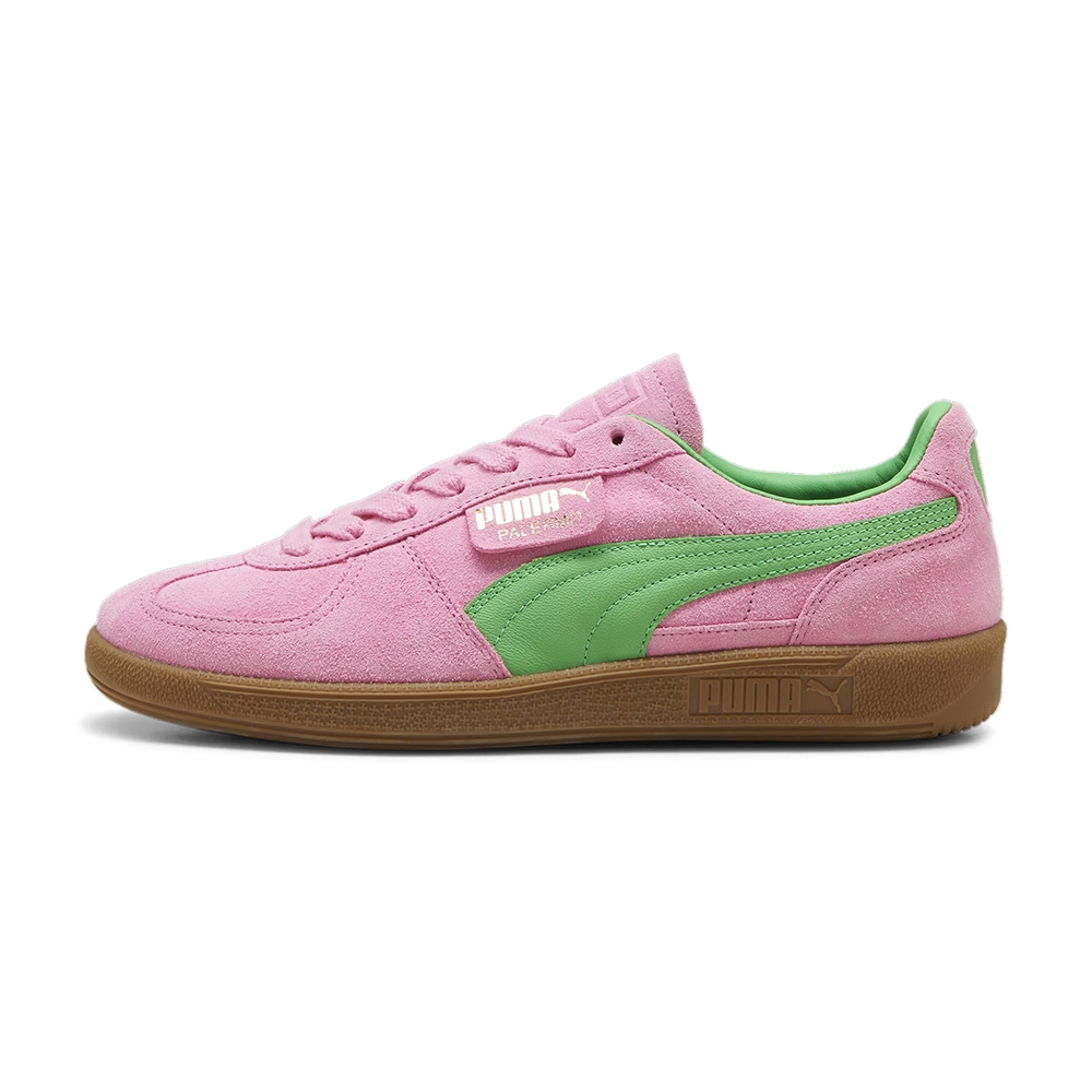 Puma Palermo Special 女粉綠色牛皮革鞋面休閒鞋運動鞋餅乾鞋