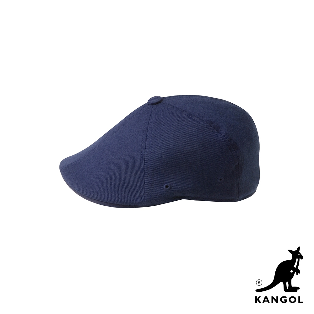 KANGOL-504 WOOL FLEXFIT 鴨舌帽-深藍色