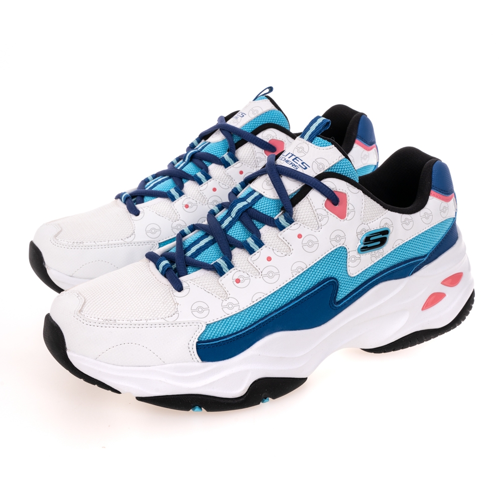 SKECHERS 男休閒 寶可夢限定款 D'LITES 4.0 - POKEMON 甲賀忍蛙款 - 802002WBL | 健走鞋 |  Yahoo奇摩購物中心