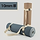 【QMAT】10mm厚瑜珈墊 台灣製(附贈瑜珈繩揹帶及收納拉鍊袋 雙面雙壓紋止滑) product thumbnail 1