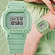 CASIO 卡西歐 G-SHOCK WOMEN 時尚淡彩 纖薄輕巧方形電子錶-蘋果綠(GMD-S5600BA-3) product thumbnail 1