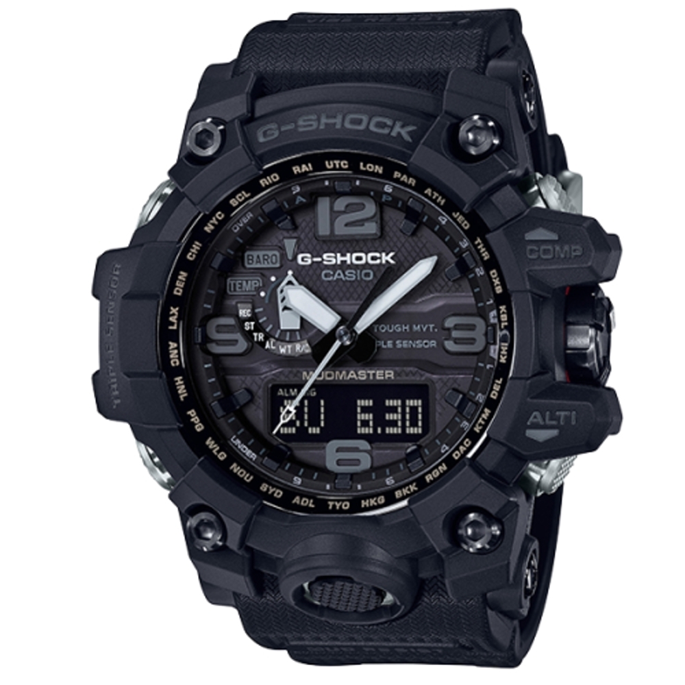 CASIO G-SHOCK/強悍有力征服電波動運腕錶/GWG-1000-1A1DR