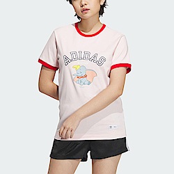 Adidas DB TEE SS W IN1064 女 短袖 上衣 T恤 亞洲版 迪士尼 小飛象 聯名 復古 粉紅