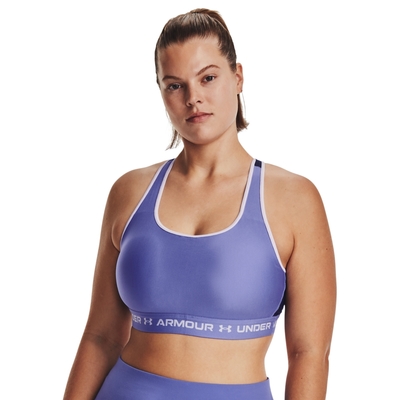 【UNDER ARMOUR】UA 女 Crossback中衝擊運動內衣-人氣新品