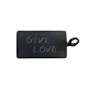 agnes b.純銀大墜飾 GIVE LOVE (黑) product thumbnail 1