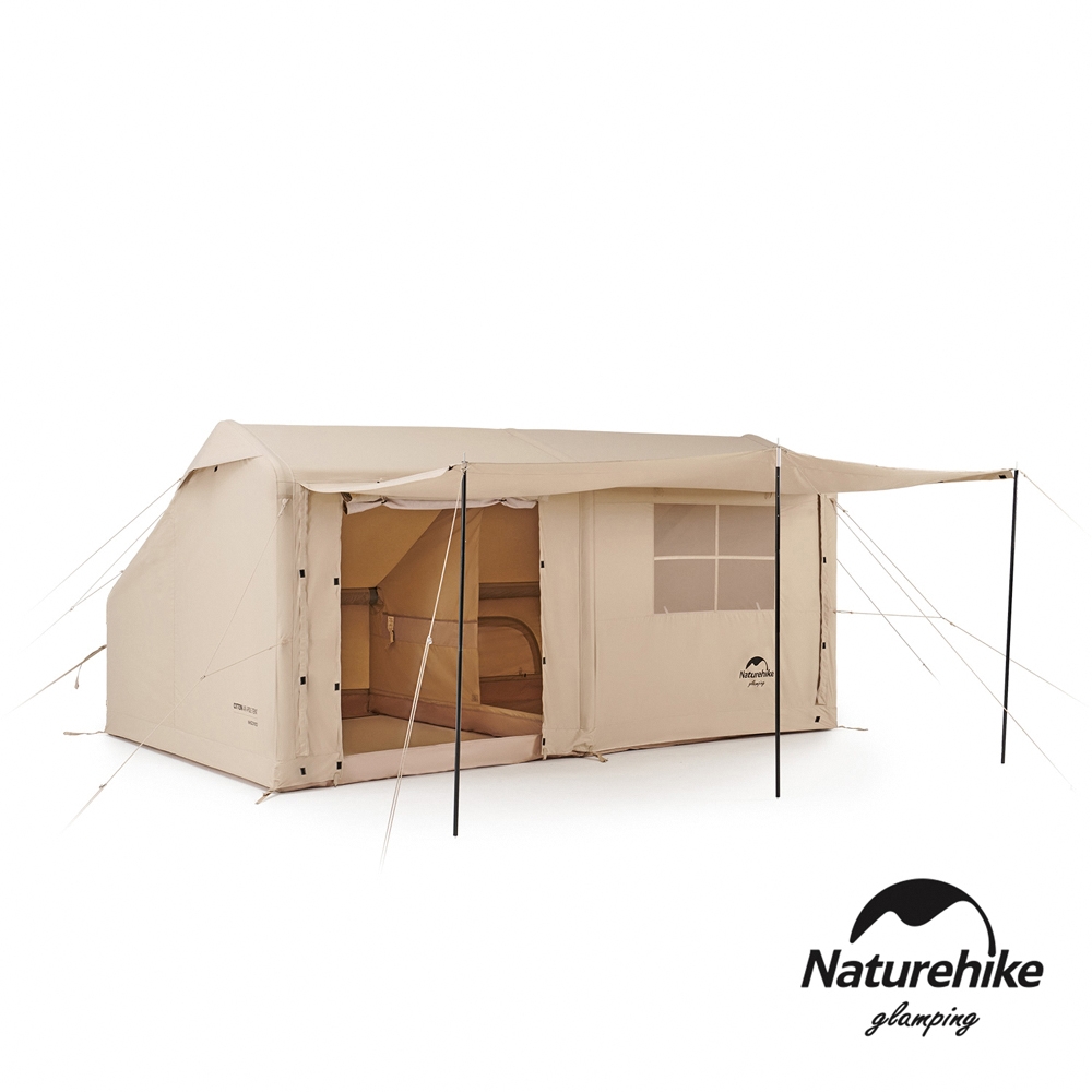 Naturehike 亙Air 輕奢風戶外一室一廳2-3人棉布充氣帳篷12Y ZP013