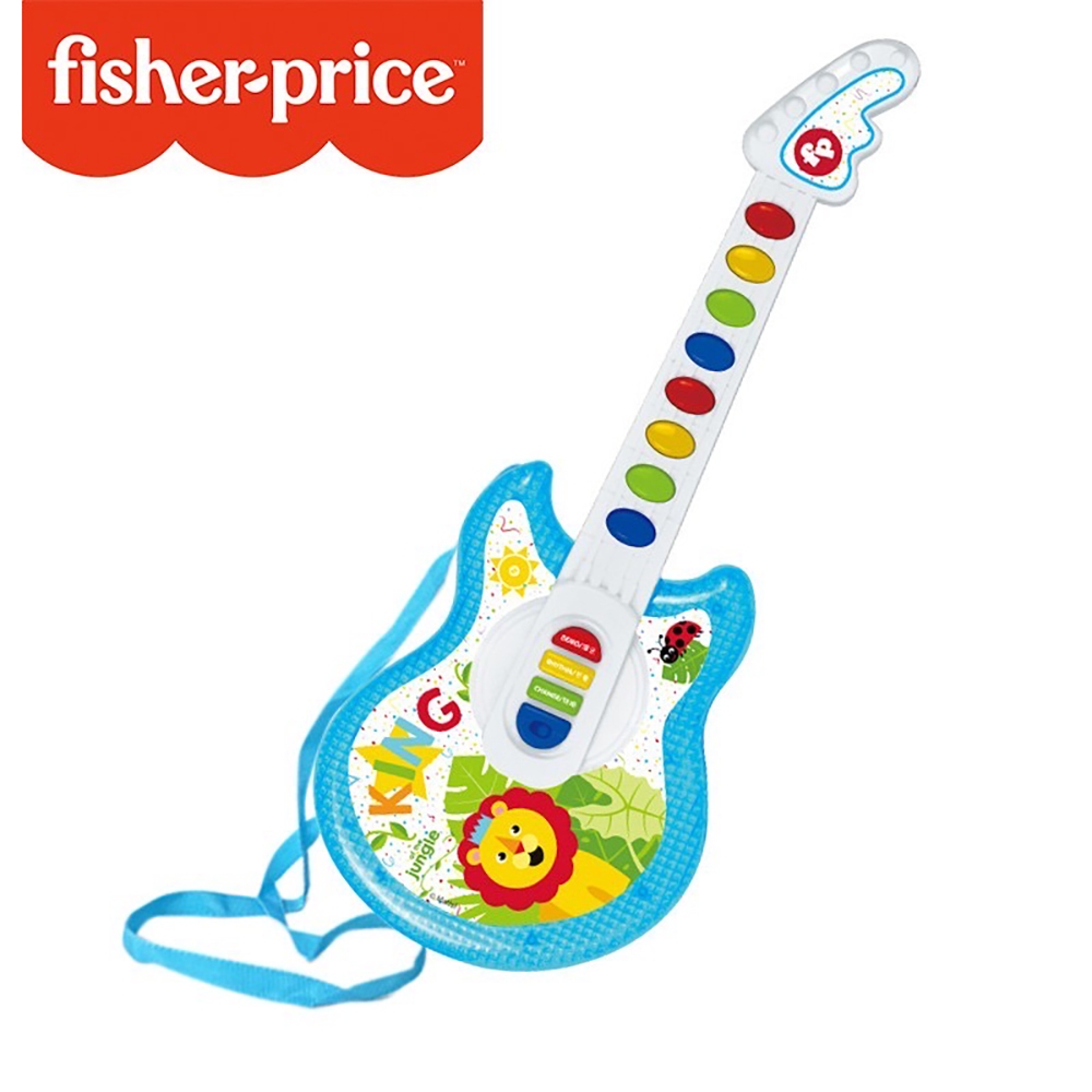 Fisher price 費雪小獅子電吉他 樂器玩具 兒童電吉他 音樂玩具