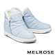 短靴 MELROSE 美樂斯 率性時尚純色防潑水布厚底短靴－藍 product thumbnail 1