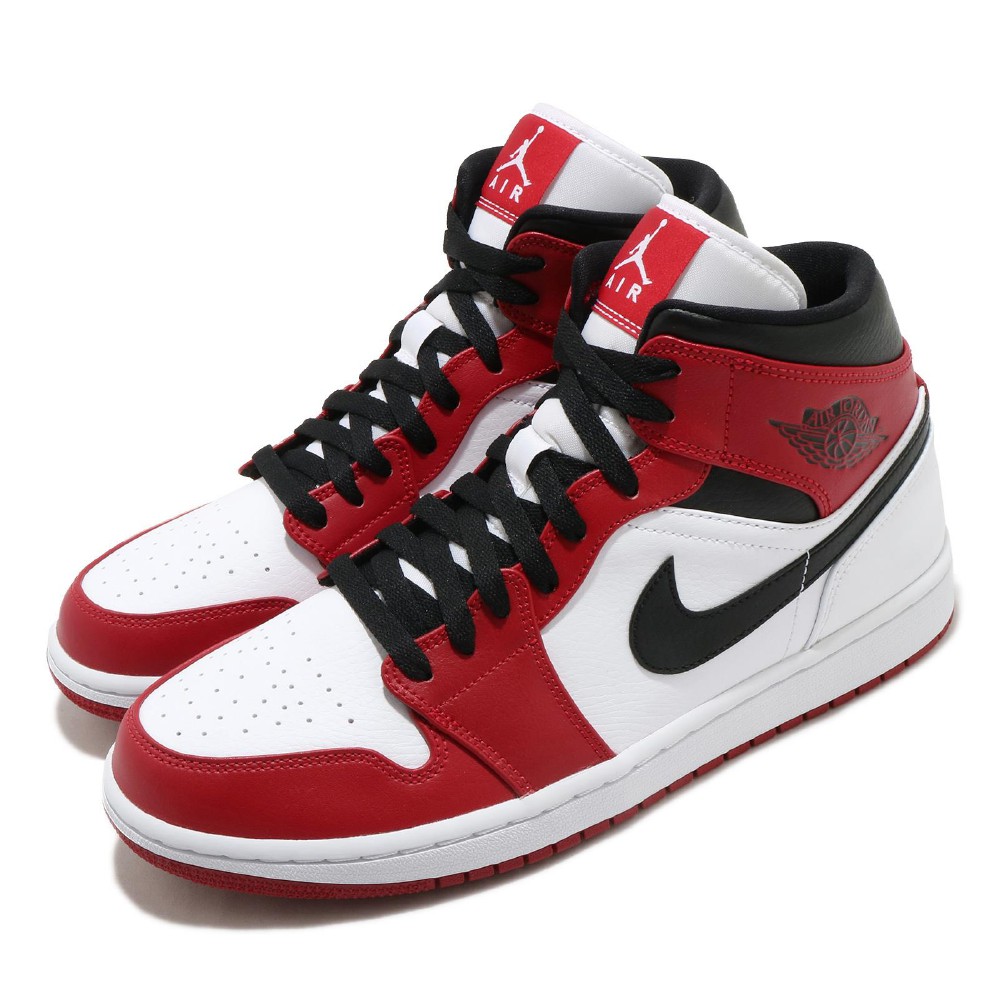 nike air jordan mid 1 red