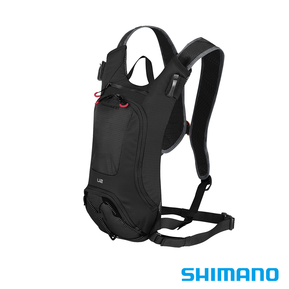 SHIMANO UNZEN 登山車後背包-無水袋 2L 黑