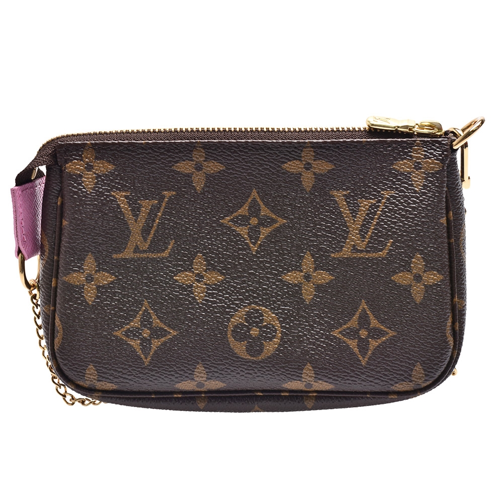 Authentic LOUIS VUITTON Monogram Mini Pochette Accessoires M81760  #M81-760-A