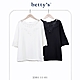 betty’s貝蒂思　領口透視古典蕾絲七分袖T-shirt(共二色) product thumbnail 1