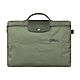 LONGCHAMP LE PLIAGE GREEN奔馬LOGO再生尼龍經典摺疊款拉鍊手提公事包(森林綠x深綠) product thumbnail 1