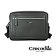 Crocodile 鱷魚皮件 Match 2.0系列 荔紋 橫式斜背包(M) 側背包-0104-09203-黑咖兩色 product thumbnail 1