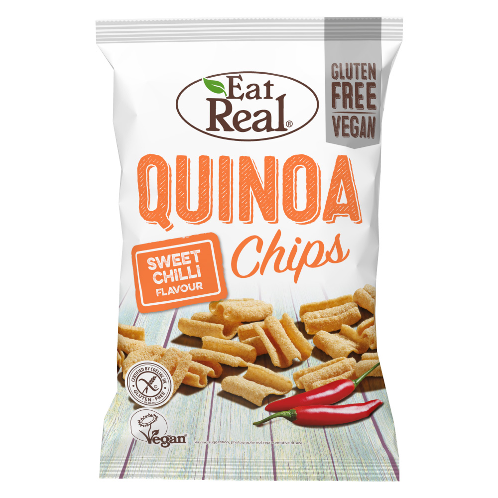 英國Eat Real甜辣風味藜麥脆片80g