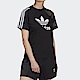 Adidas Original Adicolor HC7039 女 T恤 短袖 上衣 休閒 異材質 國際尺寸 黑 product thumbnail 1