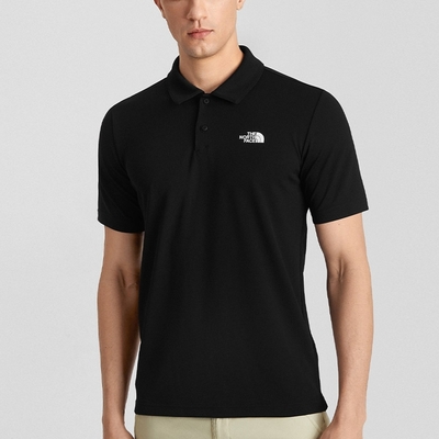 The North Face 北臉 上衣 男款 短袖上衣 吸濕 排汗 運動 M WANDER POLO 黑 NF0A7QOWJK3