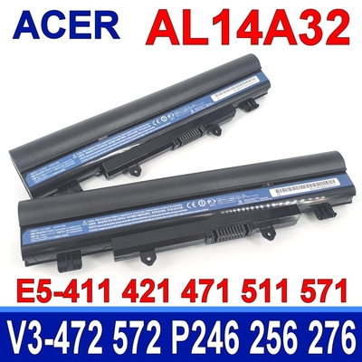ACER AL14A32 電池 E5-572G E5-471G E5-511G E5-531G E5-551 E5-571PG V3-472G V3-472P TMP246 TMP256 TMP276