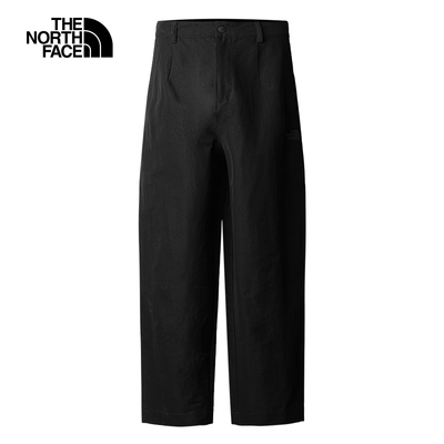 【The North Face 官方旗艦】北面女款黑色防潑水休閒長褲｜81S1JK3