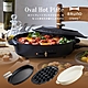 日本BRUNO 多功能橢圓形電烤盤(黑色) BOE053 product thumbnail 2