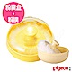 【任選】日本《Pigeon 貝親》黃色粉撲盒+粉撲 product thumbnail 1