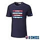 K-SWISS Stripes Tennis Tee棉質吸排T恤-男-藍 product thumbnail 1