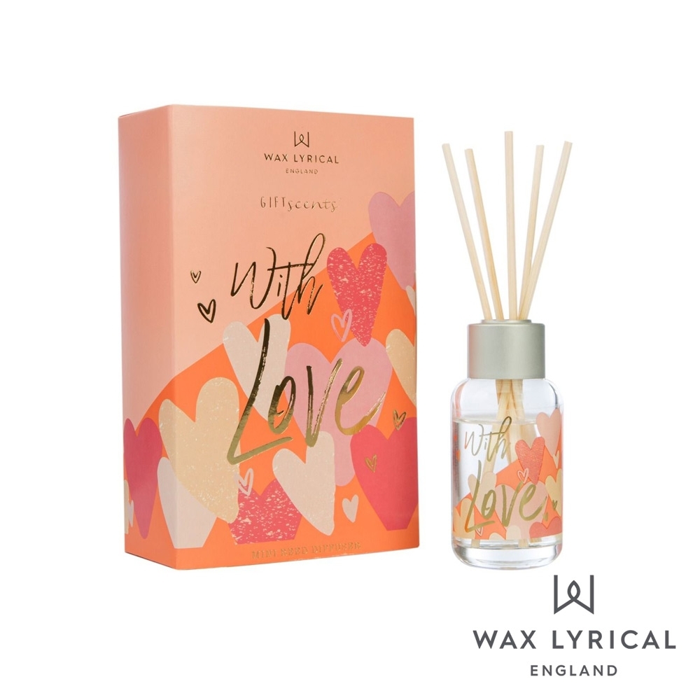 英國 Wax Lyrical Giftscents 禮品話語系列 室內擴香瓶-With Love 40ml