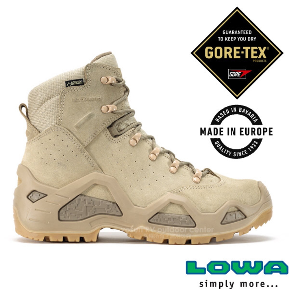 德國LOWA 女軍靴歐洲製造Z-6S GTX C 中筒超輕量全防水多功能登山軍用鞋 