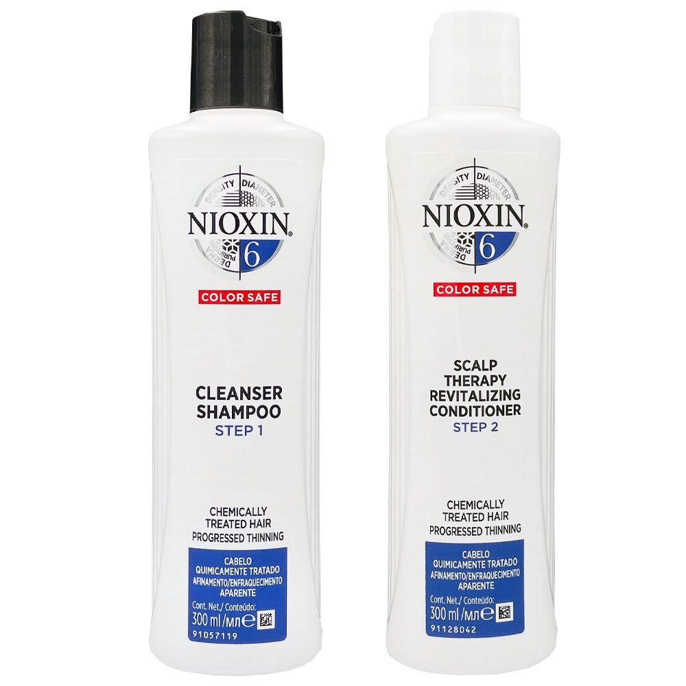 NIOXIN 耐奧森(儷康絲) 6號潔髮乳+6號甦活乳300ML 卓冠公司貨
